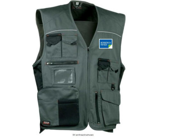 Weste Expert anthra/schwarz